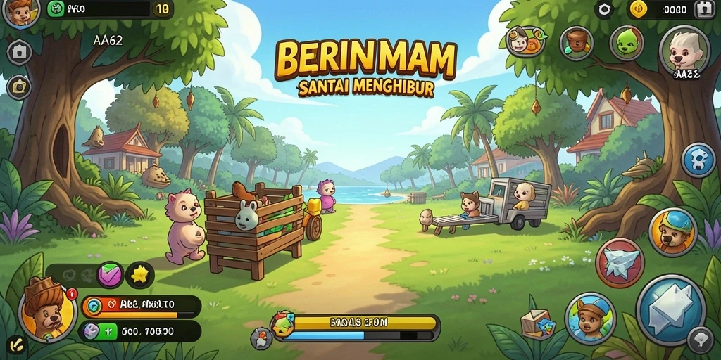 Screenshot gameplay <strong>AA62</strong> menunjukkan tantangan menarik dan desain yang memikat.