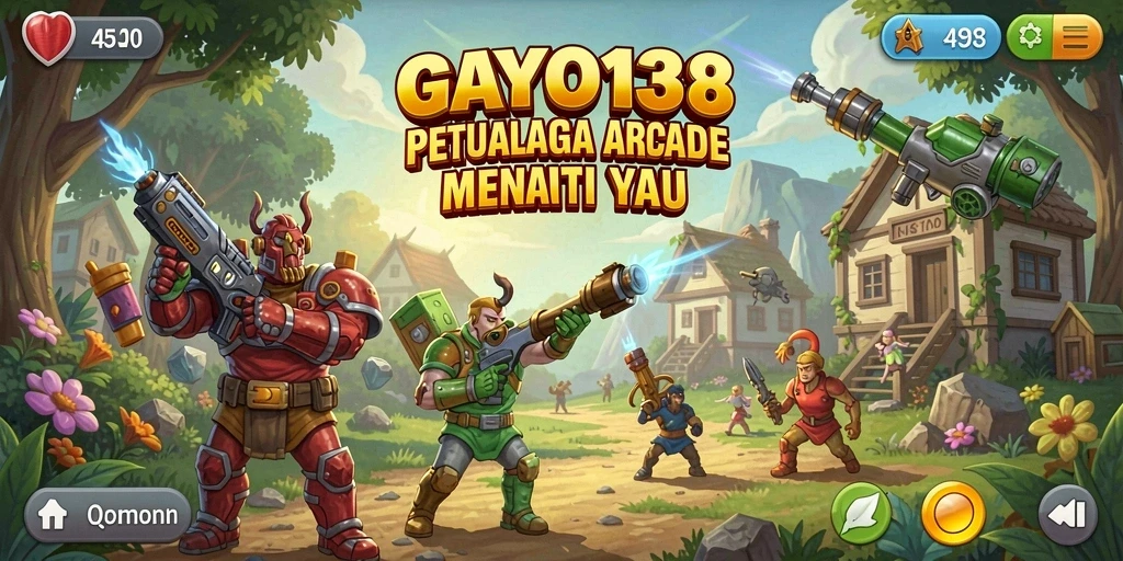 Tangkapan layar GAYO138 menunjukkan momen seru dalam gameplay Arcade.