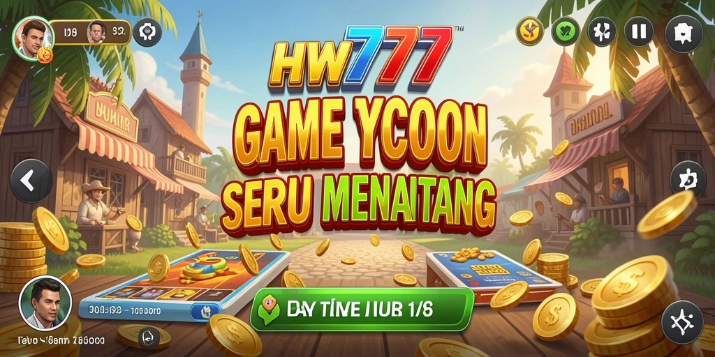 Gameplay menarik HW777 dengan elemen Tycoon yang menyenangkan.