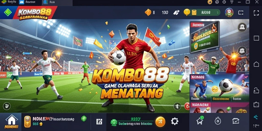 Tampilan gameplay <strong>KOMBO88</strong> yang seru dan menantang untuk para penggemar olahraga.