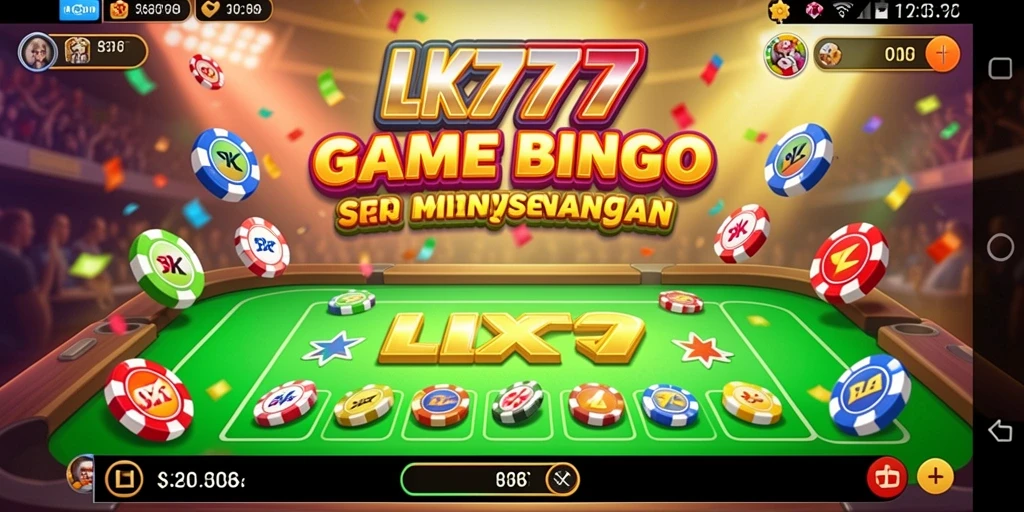 Screenshot permainan Bingo yang menampilkan suasana seru dan interaksi pemain.