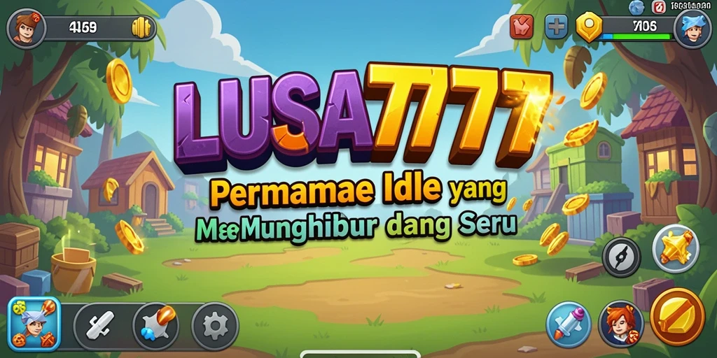 Tangkapan layar gameplay LUSA777 menunjukkan pengalaman bermain Idle yang menarik.