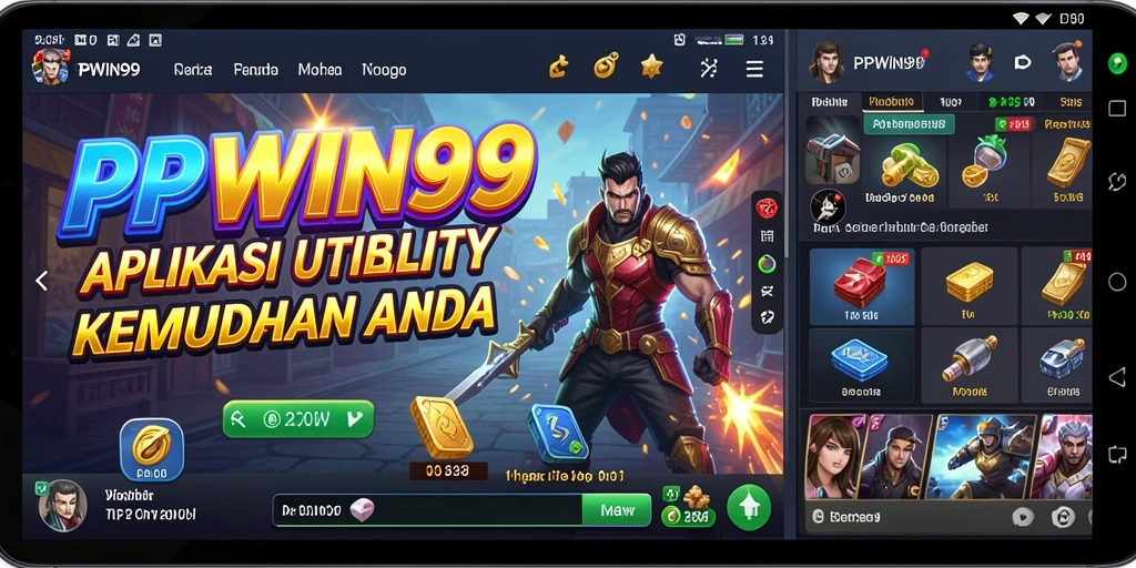Tampilan antarmuka PPWIN99 dengan fitur-fitur Utility yang intuitif.